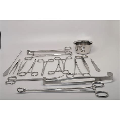 Cesarean Section Surgical Instrument Set Of 62 Pieces Gynecology