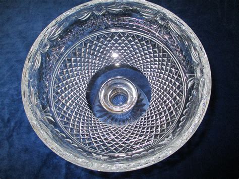 Vintage Stuart Crystal Beaconsfield Footed Bowl Handmade Etsy