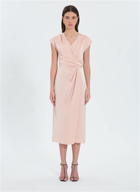 Robe longue satinée Rang Nude Zapa Femme VROB85V115 Place des Tendances