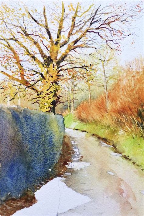 How To Paint Puddles In Watercolour Artists And Illustrators