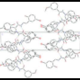 The Molecular Packing Of The Title Compound Viewed Along The C Axis