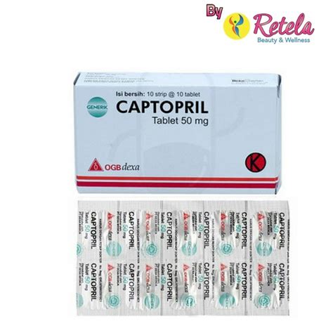 Jual Captopril Mg Strip Tablet Dexa Shopee Indonesia