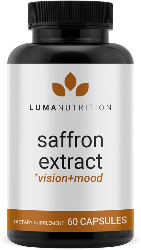 Pure Saffron Extract Saffron Supplement 8850 Mg Of Saffron Extract