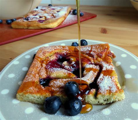 Blueberry Lemon Sheet Pan Pancake The English Kitchen