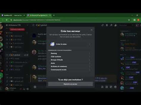 Comment crée un serveur sur discord YouTube