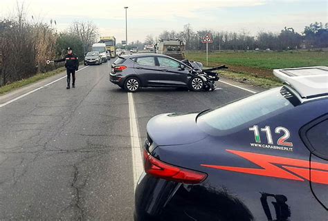 Frontale Fra Due Auto Sulla SP 35 A Novi Ligure Nessun Ferito