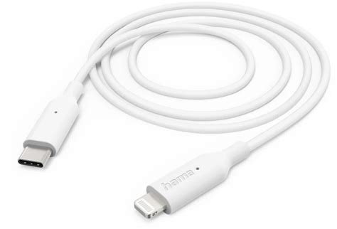 Hama Ladekabel Usb C Lightning 1m Weiß 00201598 Ab € 1391 Preisvergleich Bei Idealoat