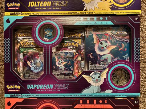 Mavin Pokemon Eevee Evolution Vmax Premium Collection Box Jolteon Flareon Vaporeon Set