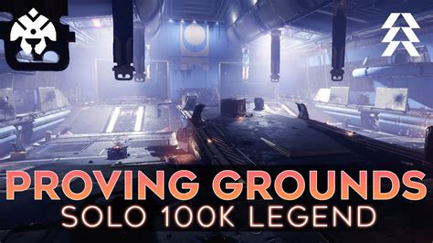 Solo Gunslinger Hunter 100k Legend PROVING GROUNDS Nightfall Destiny