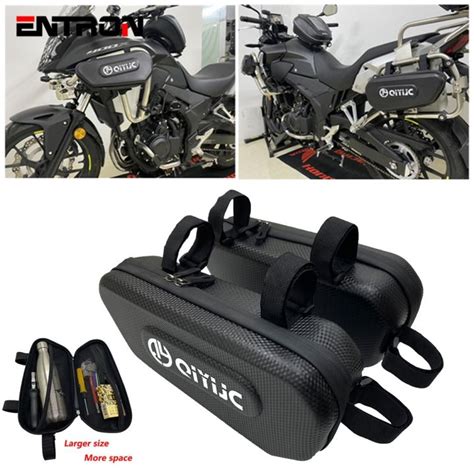 Moto Hard Shell Triangle Side Bag For Honda Cb125r Cb150r Cb190r Cb250r