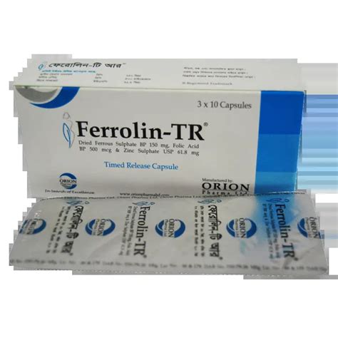 Ferrolin Tr Orion Pharma Ltd Order Online Osudpotro