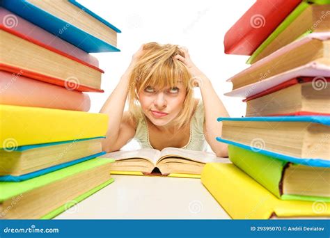 Tired Of Studies Royalty Free Stock Image 7962778