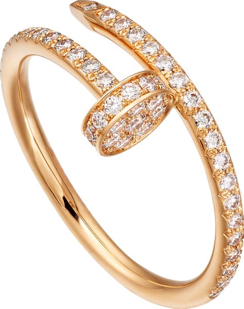 Crb4231400 Juste Un Clou Ring Pink Gold Diamonds Cartier