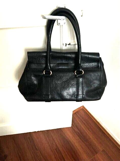 Zara Women Black Leather Handbag Ebay