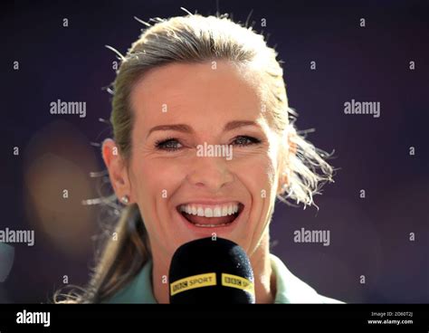 BBC Sport presenter Gabby Logan Stock Photo - Alamy
