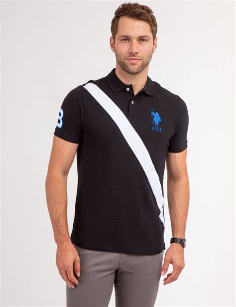 Colorblock Sash Front Pique Polo Shirt Us Polo Assn