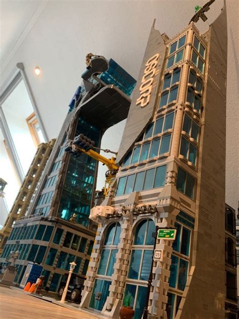 Oscorp And Avengers Lego Towers In 2022 Lego Worlds Lego Skyscraper