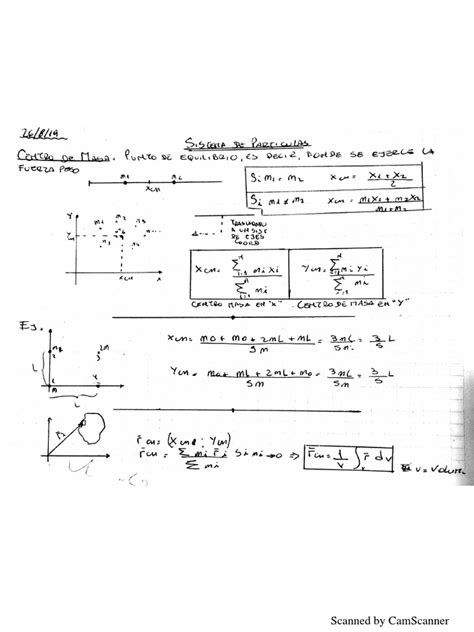 Formulas Fisica 1 | PDF