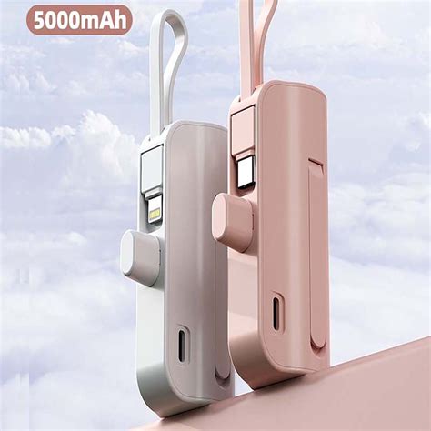 Mua Pin Sạc Dự Phòng Mini 5000mah 5000 Mah Chính Hãng Cute Cầm Tay Cho