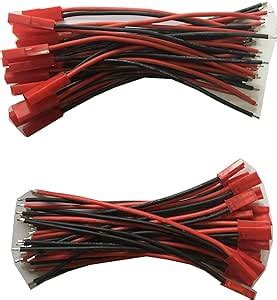 Amazon Pairs Jst Pin Male Female Connector Awg Red And