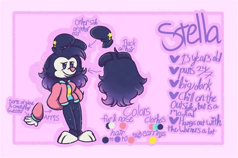 Stella Character Sheet Warnersona By Kawaiipony535 On Deviantart