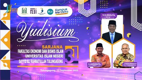 LIVE YUDISIUM SARJANA KE 31 FAKULTAS EKONOMI DAN BISNIS ISLAM