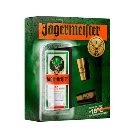 Boozcl Kit Jagermeister 2 Vasos Shot 1x Licor Jagermeister 700cc