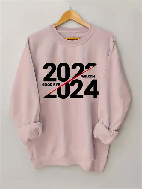 2024 Print Sweatshirt Plus Size Casual Long Sleeve Crew Neck Temu Canada