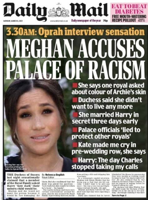 Comparing Uk And Us Press Coverage Of Meghan And Harrys Oprah Appearance Poynter