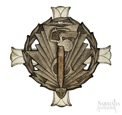 Ww Polish Badge Nd Artillery Group Sarmatia Antiques