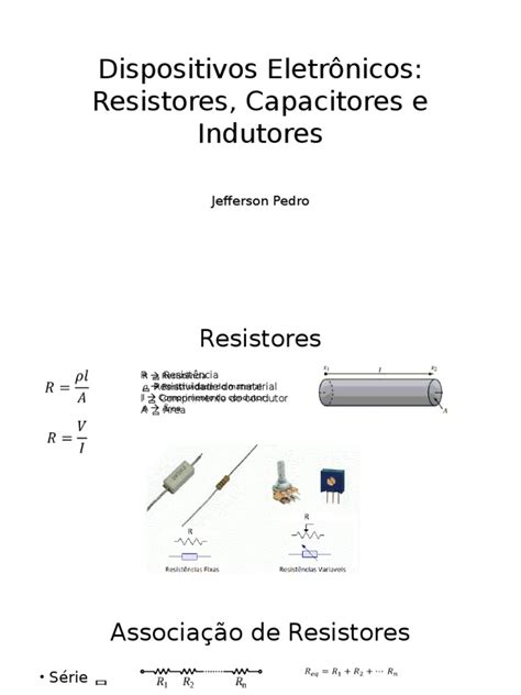 PDF Resistores Capacitores E Indutores DOKUMEN TIPS