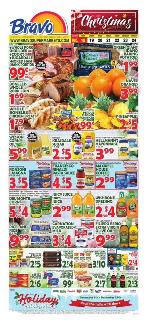 Bravo Supermarkets Ct Fl Ma Nj Ny Pa Ri Weekly Ad Flyer