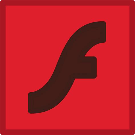 Adobe Flash Reproductor Logotipos Y Marcas Icono De L Nea Llena