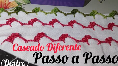 Caseado Diferente Para Panos De Prato Passo A Passo Destro