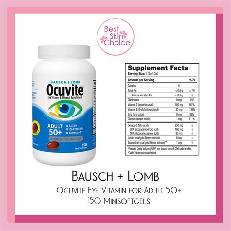 Bausch Lomb Ocuvite Eye Vitamin For Adult