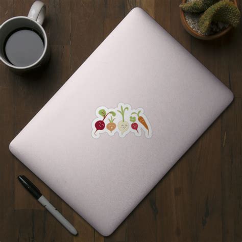 Cute Roots Food Sticker Teepublic