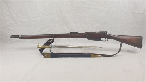 German Gewehr 1888 Rifle And Bayonet Deactivated Sally Antiques