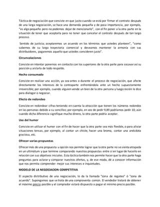 Negociacion Competitiva O Distributiva Pdf