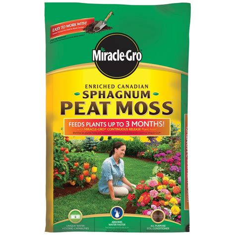 Shop Miracle Gro Quart Sphagnum Peat Moss At Lowes