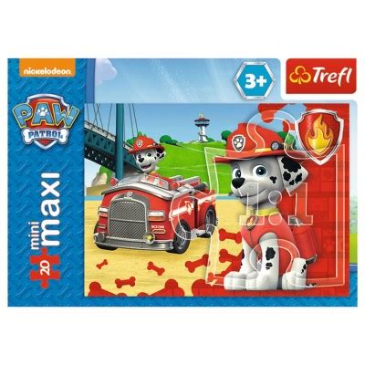 MiniMaxi Puzzle Pat Patrouille Trefl 21070 20 pièces Puzzles Chiens