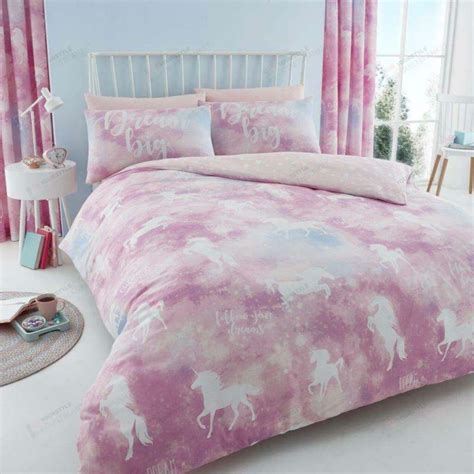 Cute Unicorn Rainbow Bedding Set