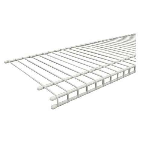 Closetmaid Superslide In W X In D White Ventilated Wire Shelf