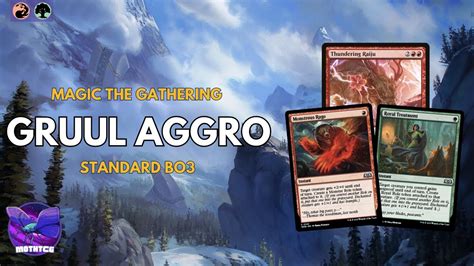 Gruul Thundering Raiju Aggro MTG Arena Standard Ranked Ladder YouTube