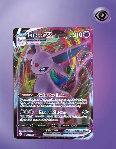 Espeon Vmax Evolving Skies Tcg Coleccionistas