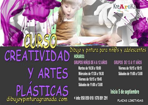 Creatividad y Artes plásticas KREÁRTIKA Escuela artes plásticas Granada