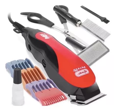 Tosadeira Maquina Tosa Pet Clipper Cães Gatos Kit Pets 110v