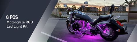 Amazon Nilight Kit De Luces Led Rgb Para Motocicleta