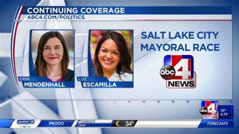 Election Day Salt Lake City Mayoral Race Abc4 Utah