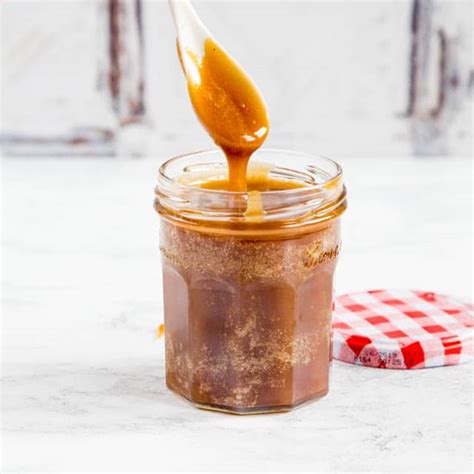 Three Ingredient Caramel Toffee Sauce With Honey Gluten Free