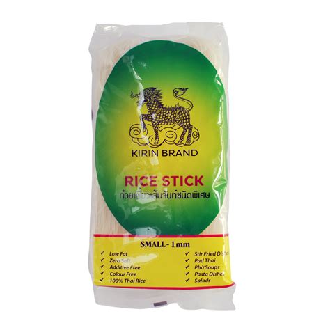 Thai Rice Stick 1mm 400g By Kirin Thai Food Online Authentic Thai
